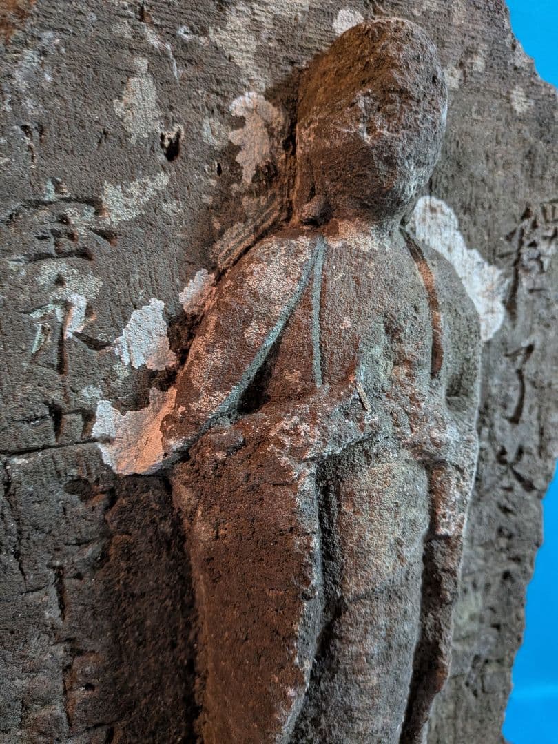 江戸時代稀少レア１７０７年宝永５年（３１７年前）徳川綱吉公治世高さ４３センチ石仏