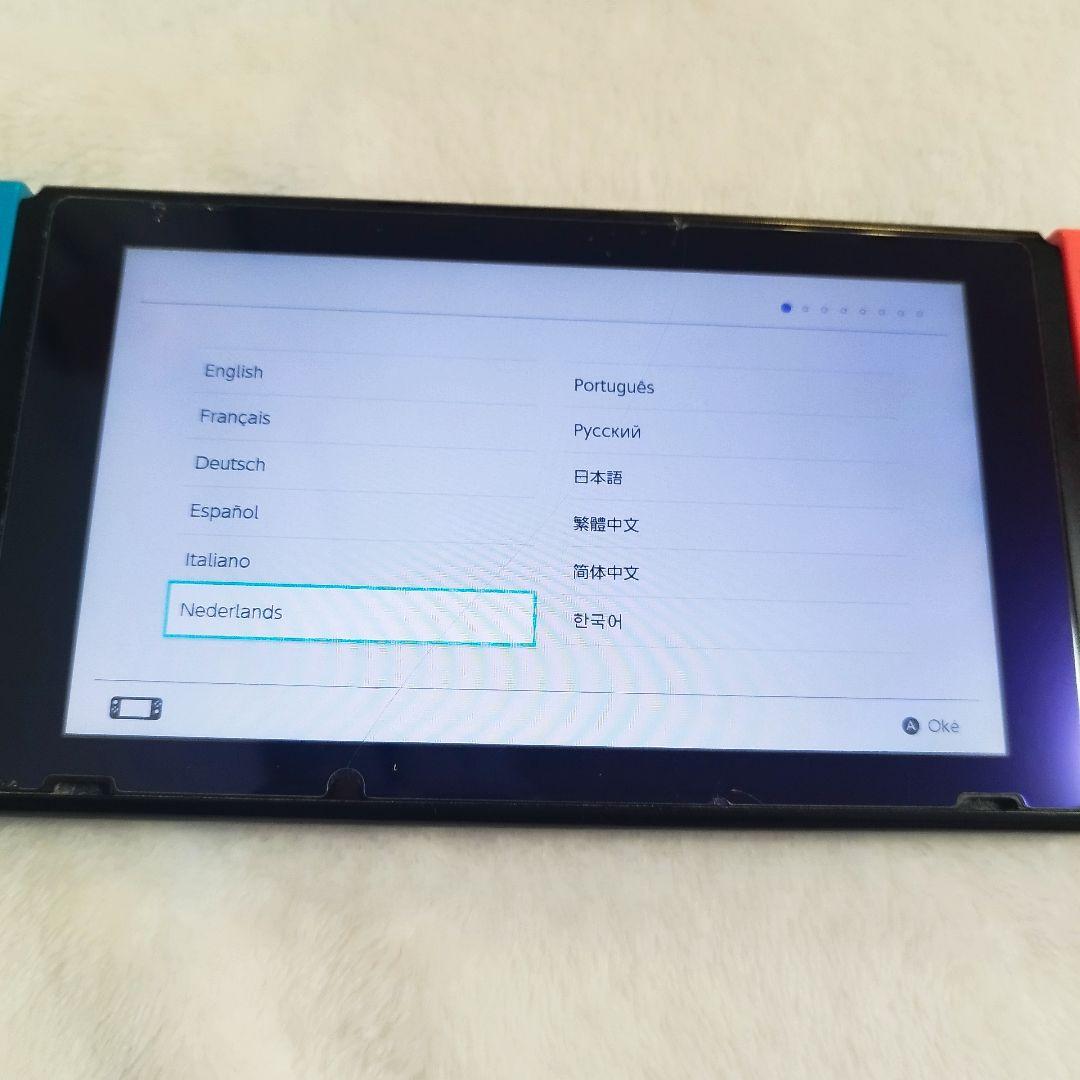 【送料無料】Nintendo Switch 本体 青/赤 SDカード付き