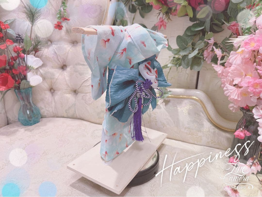 B432.pon2pan2☆オーダー☆犬浴衣☆金魚