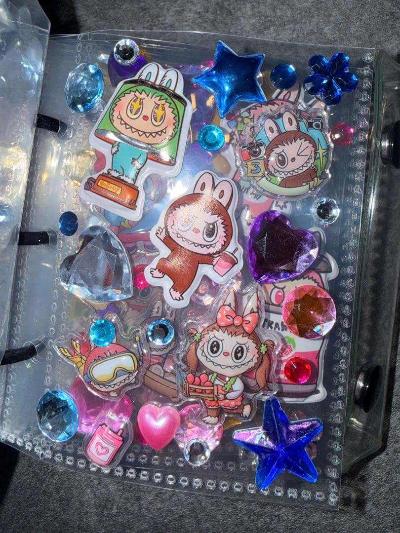 ラブブシール、和柄ボンボンドロップ、シャカシャカシール帳完成品4冊セット