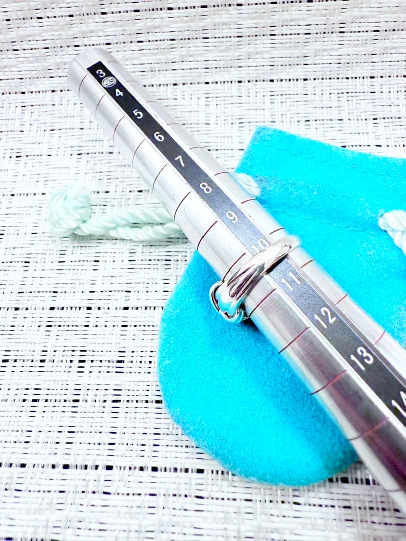 ティファニー　シグネチャー　指輪　リング　10.5号　研磨仕上げ済み美品　925