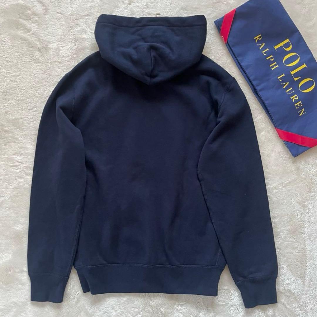 新品タグ付✨ポロラルフローレン　裏起毛スウェットパーカー　ネイビー　M