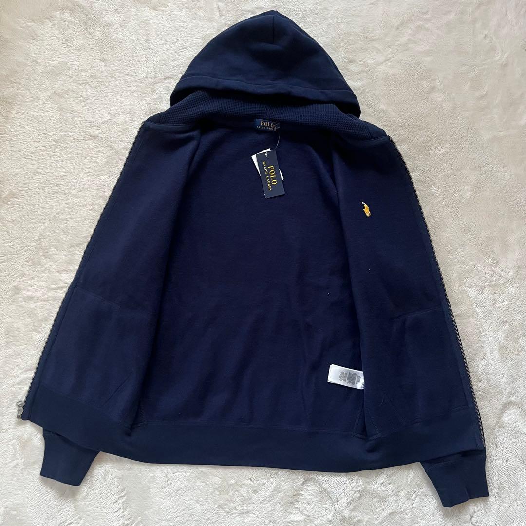 新品タグ付✨ポロラルフローレン　裏起毛スウェットパーカー　ネイビー　M