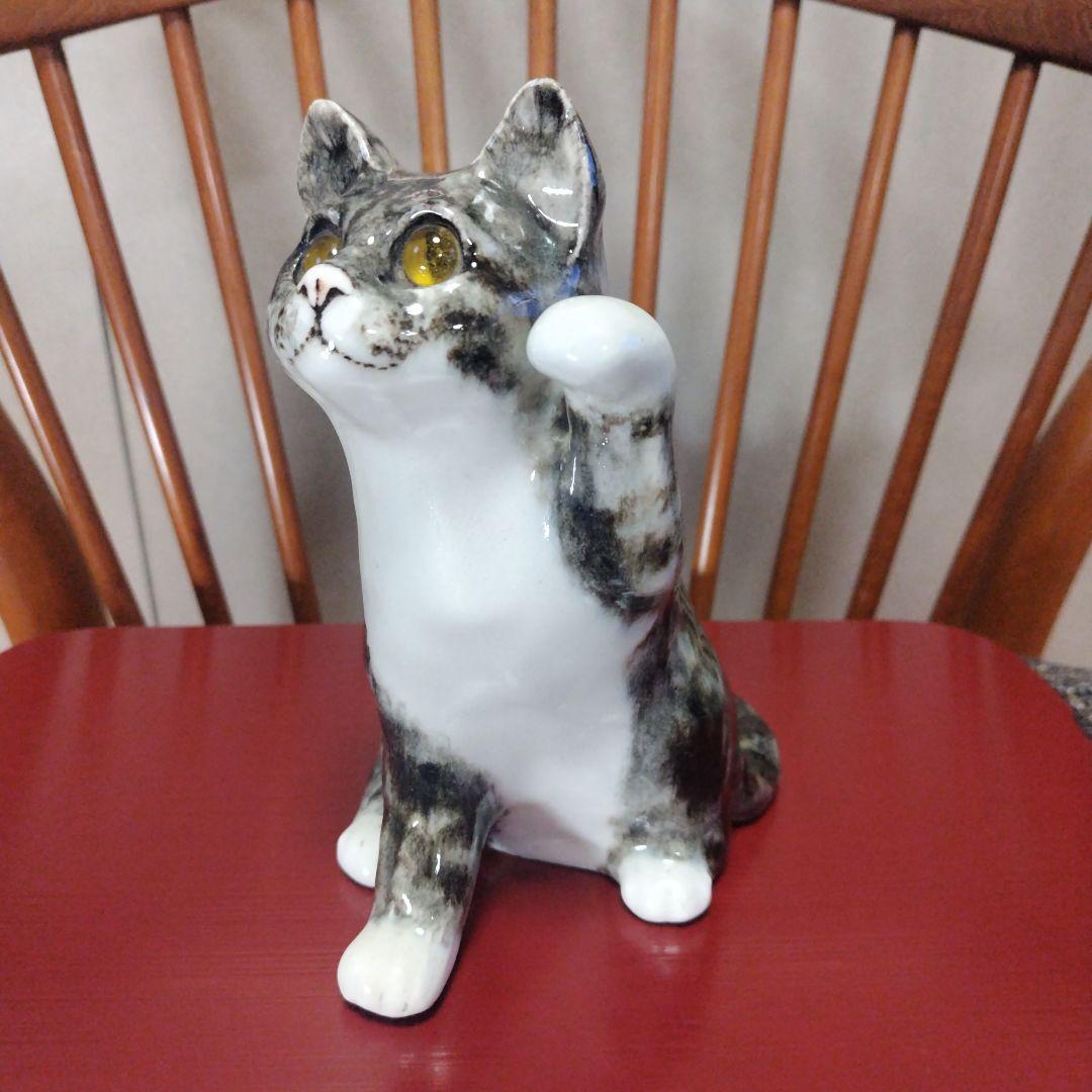 ウィンスタンレイキャット（ケンジントンキャット）片手を上げる可愛い猫、サイズ３