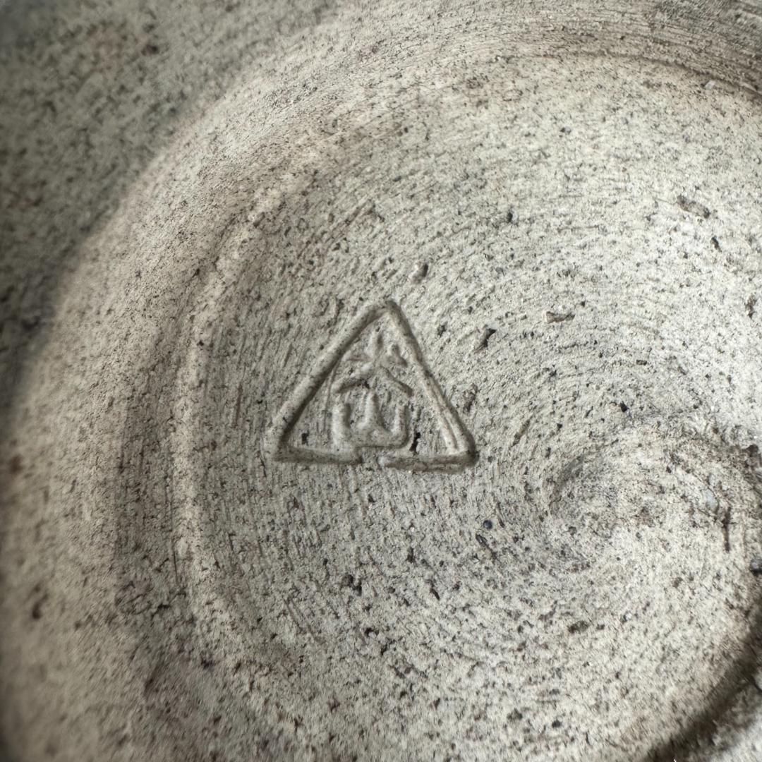 明治時代 犬山焼 竹林賢人雲錦手文様 骨董品 茶碗 キズあり