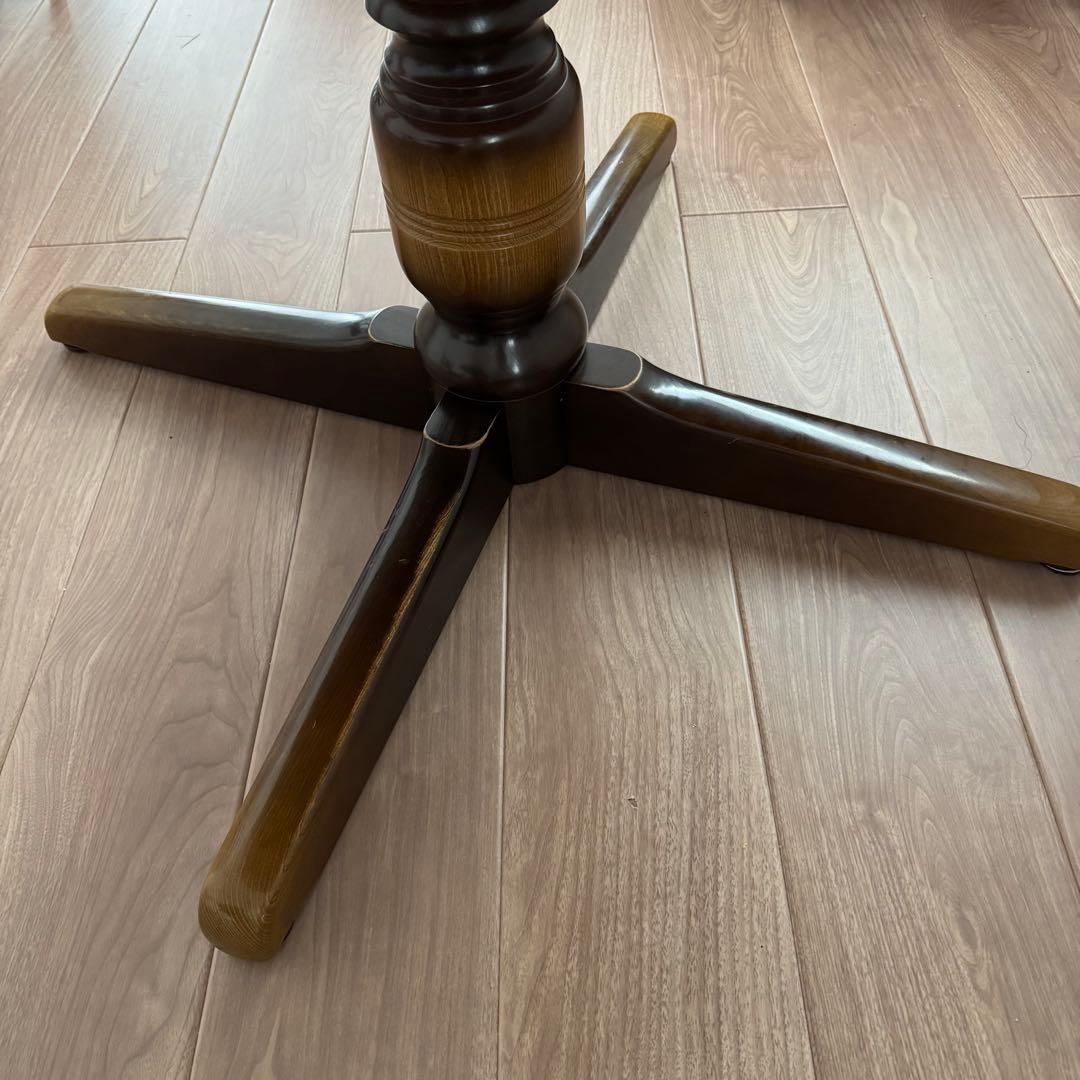 良品 飛騨産業 ダイニングテーブルのみ 丸テーブル キツツキ