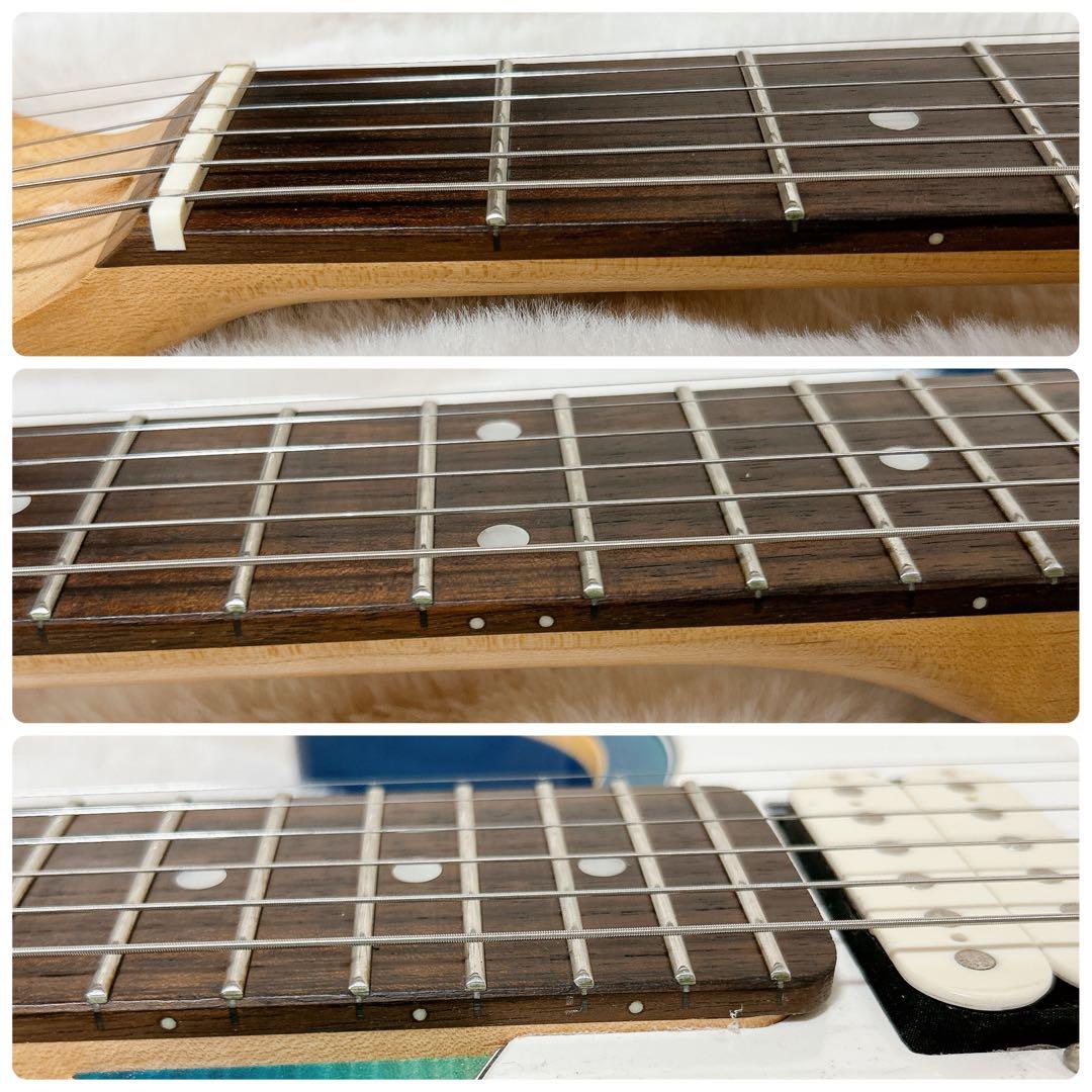 Legend LST-FMX フレイムメイプル ミニスイッチ グリーン ギター