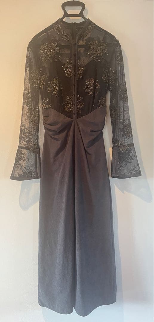 Ameri Vintage FLOWER LACE DRESS Sサイズ