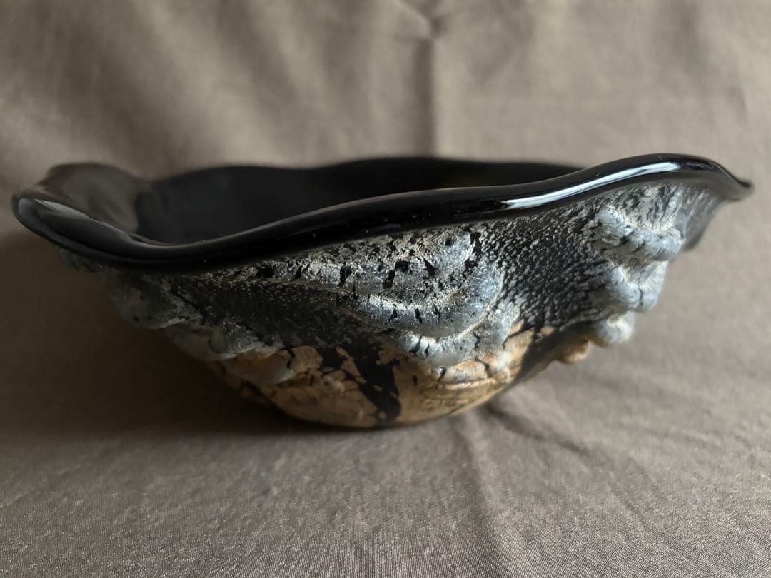 ガラス製ボウル　稲嶺盛吉作