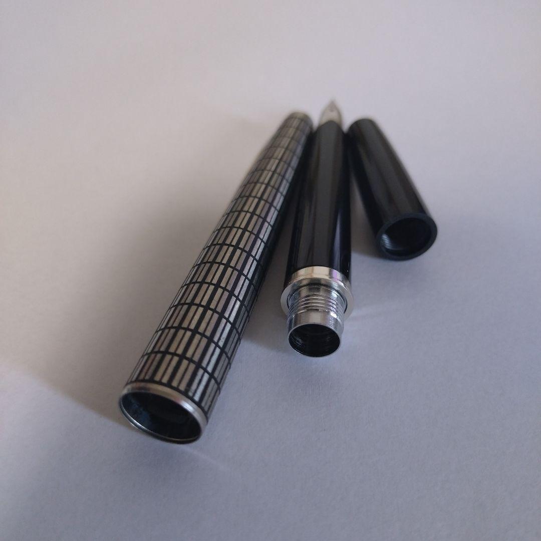 パイロット万年筆 エリート 蝕刻キャップ 18K-750〈F〉H877