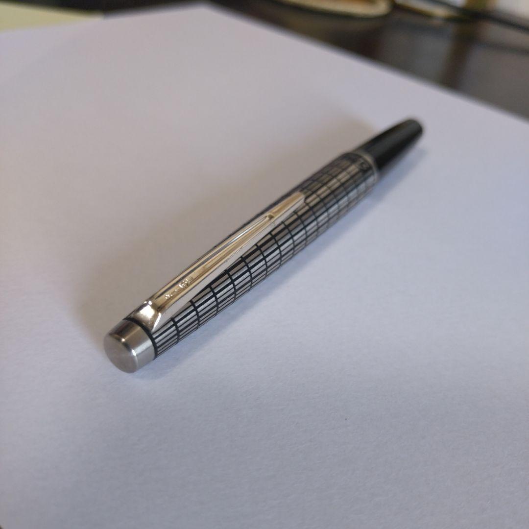 パイロット万年筆 エリート 蝕刻キャップ 18K-750〈F〉H877