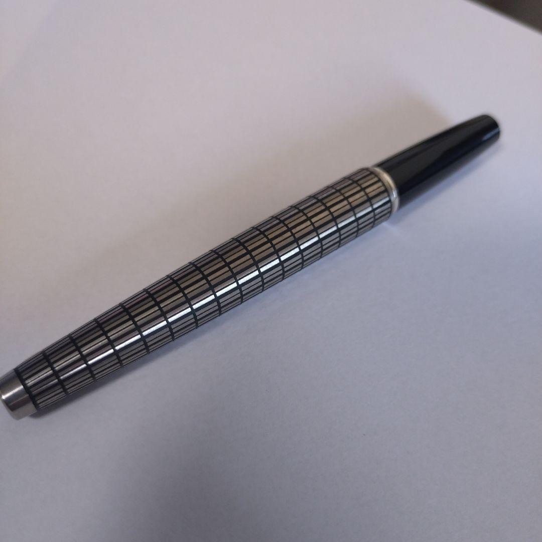 パイロット万年筆 エリート 蝕刻キャップ 18K-750〈F〉H877