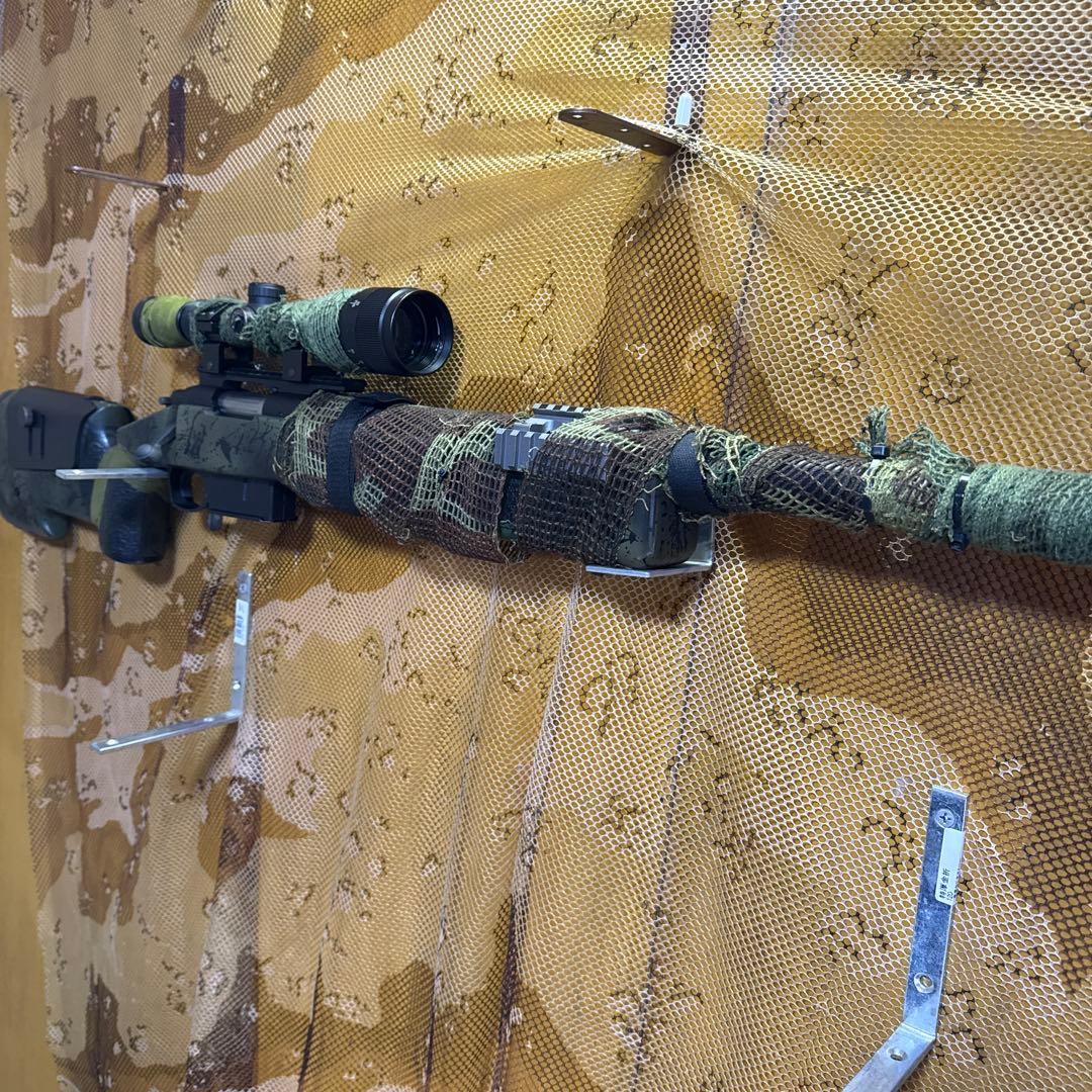 東京マルイ M40A5 迷彩カスタム サプレッサー エアコキ