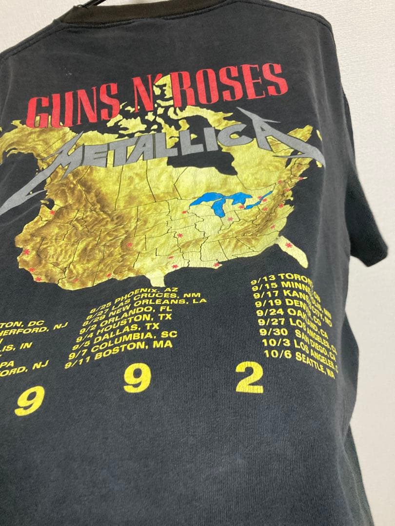 雰囲気◎llica Guns N' Roses 1992 Tシャツ　XL
