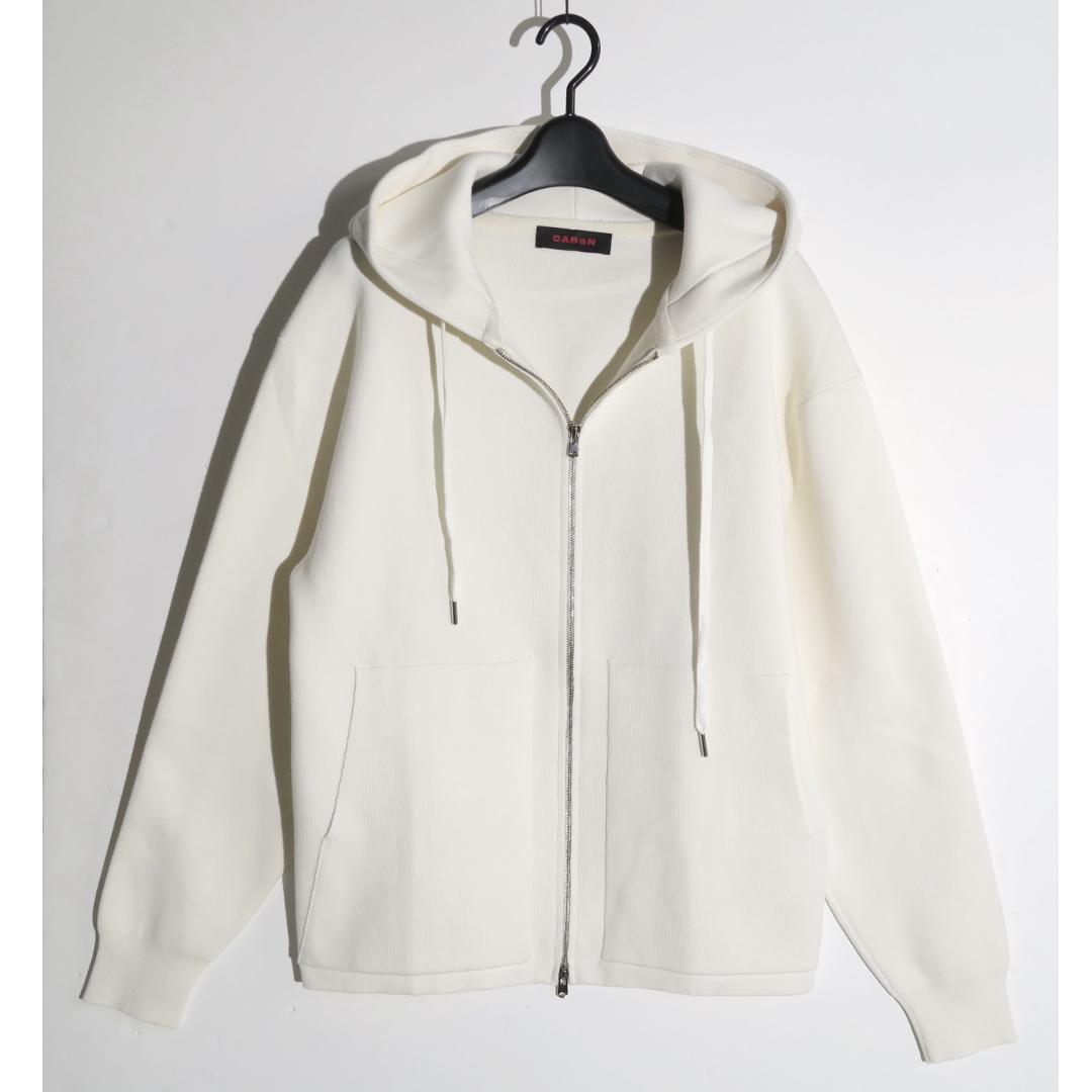 CABaN コットンカシミヤ ジップパーカ 定価49,500円 M キャバン