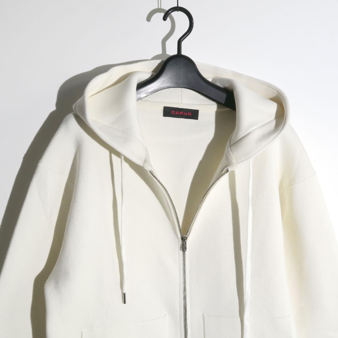 CABaN コットンカシミヤ ジップパーカ 定価49,500円 M キャバン