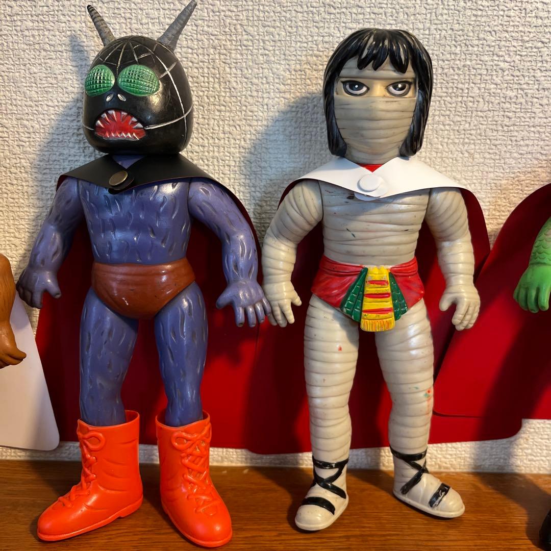 タイガーマスク　わるものレスラー　5体まとめて　中嶋製作所　手作りマント付き