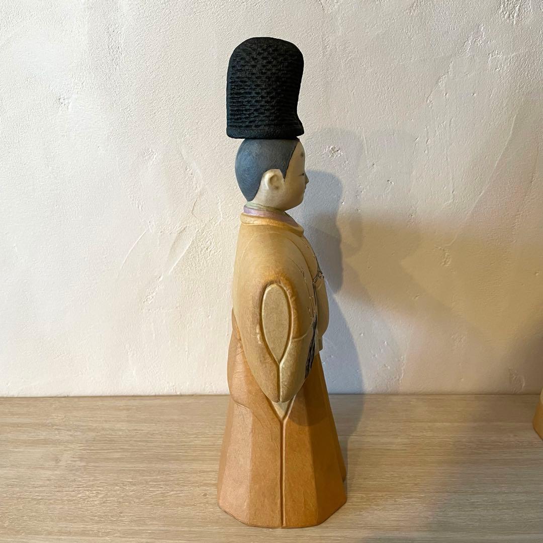 「希少」工芸作品　白鳳作　立雛　雛人形　室礼