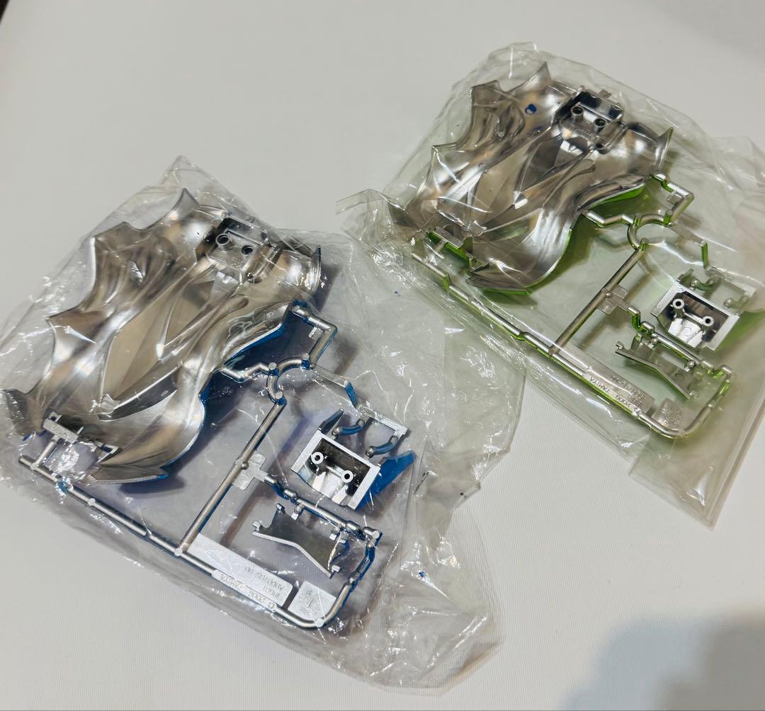 スピンアックスSPIN AXE Mk.II ブルーメッキ＆グリーンメッキボディ