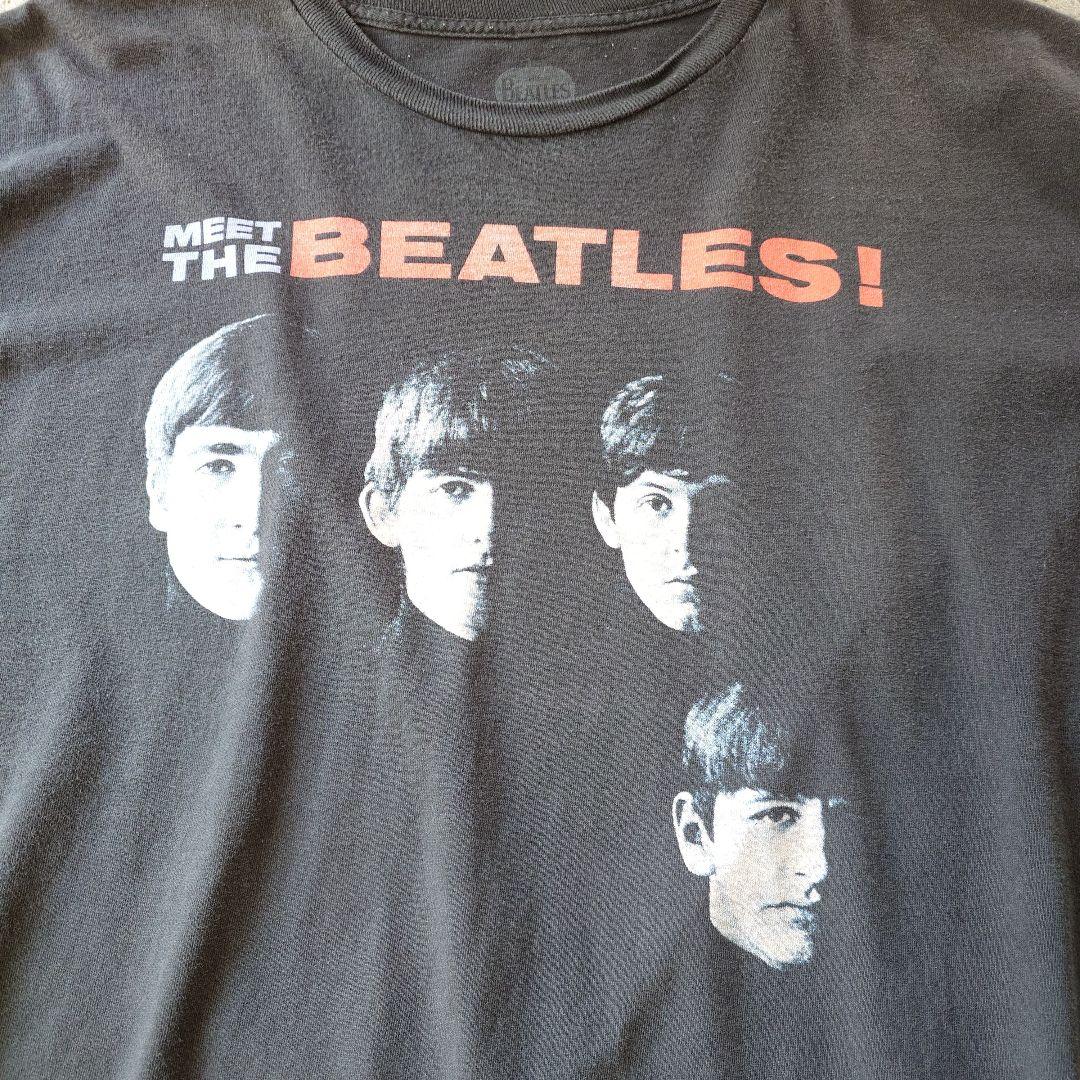 ユーズド ビートルズバンド T シャツーオフィシャルフェード