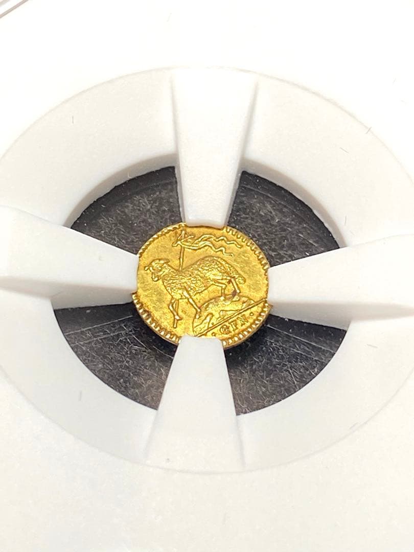 ドイツ ニュルンベルク1/8ラムダカット金貨NGC MS62