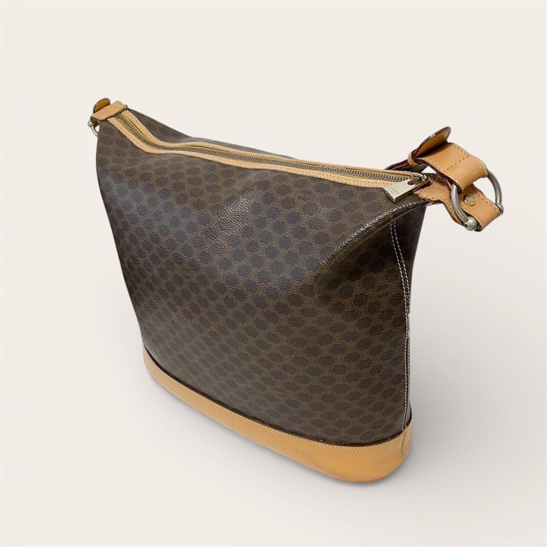 【人気】CELINE セリーヌ マカダム柄 ヴィンテージ ショルダーバッグ