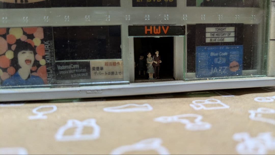 KATOストラクチャー完成品ブランドビル4個セット 各ビルフィギュア付き