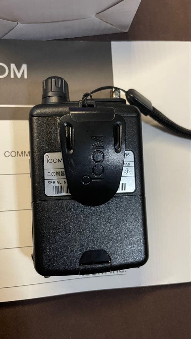 【新品同様】Icom IC-R6 受信機【他社アンテナ】アイコム