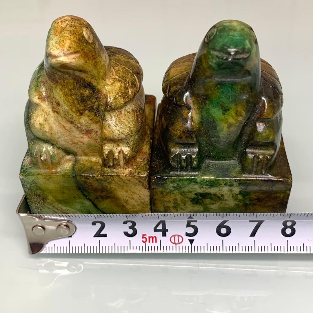 古代の印鑑　副葬品　印鑑　亀印　二重印鑑　アンティーク　2セット　骨董品