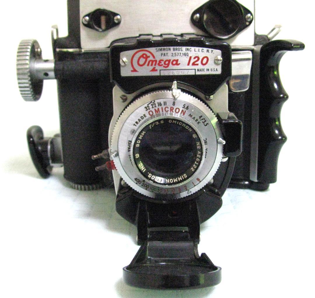 美品★ΩOmega120カメラオミクロンf:3.5/90mm1-1/400秒