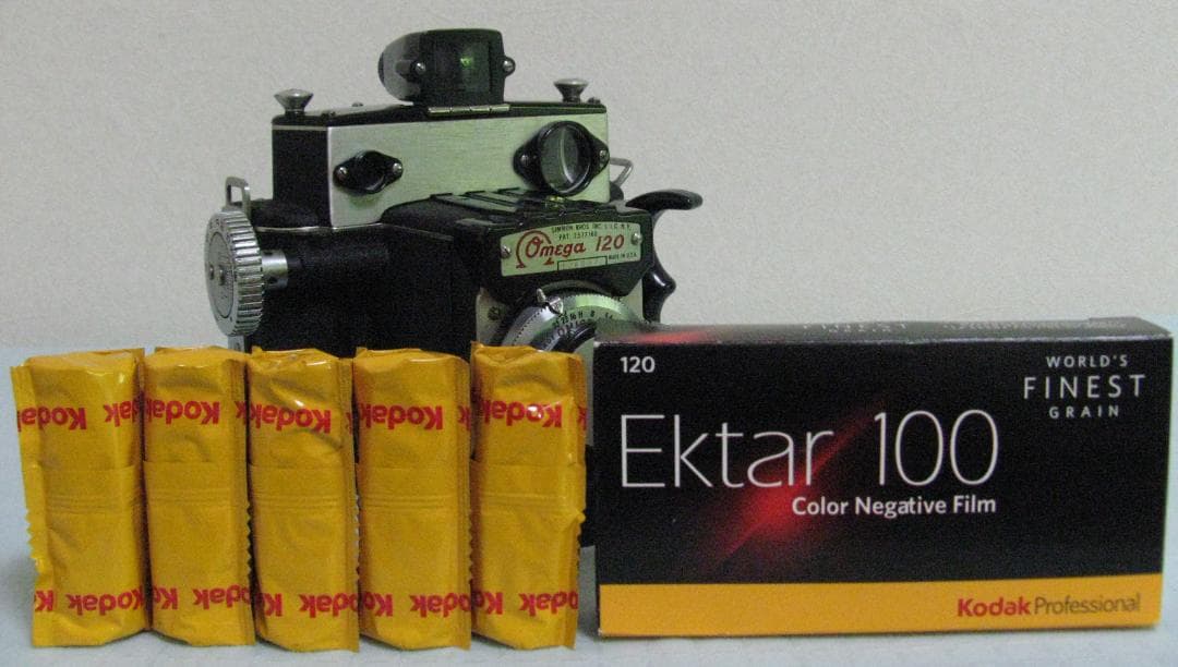 美品★ΩOmega120カメラオミクロンf:3.5/90mm1-1/400秒