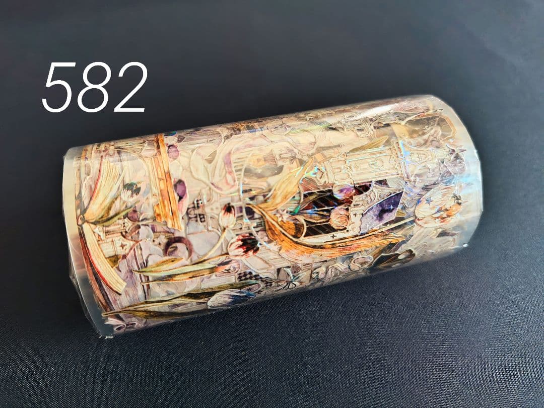 巻売 582★ 海外 マスキングテープ マステ PET 装飾 人物 贝壳光