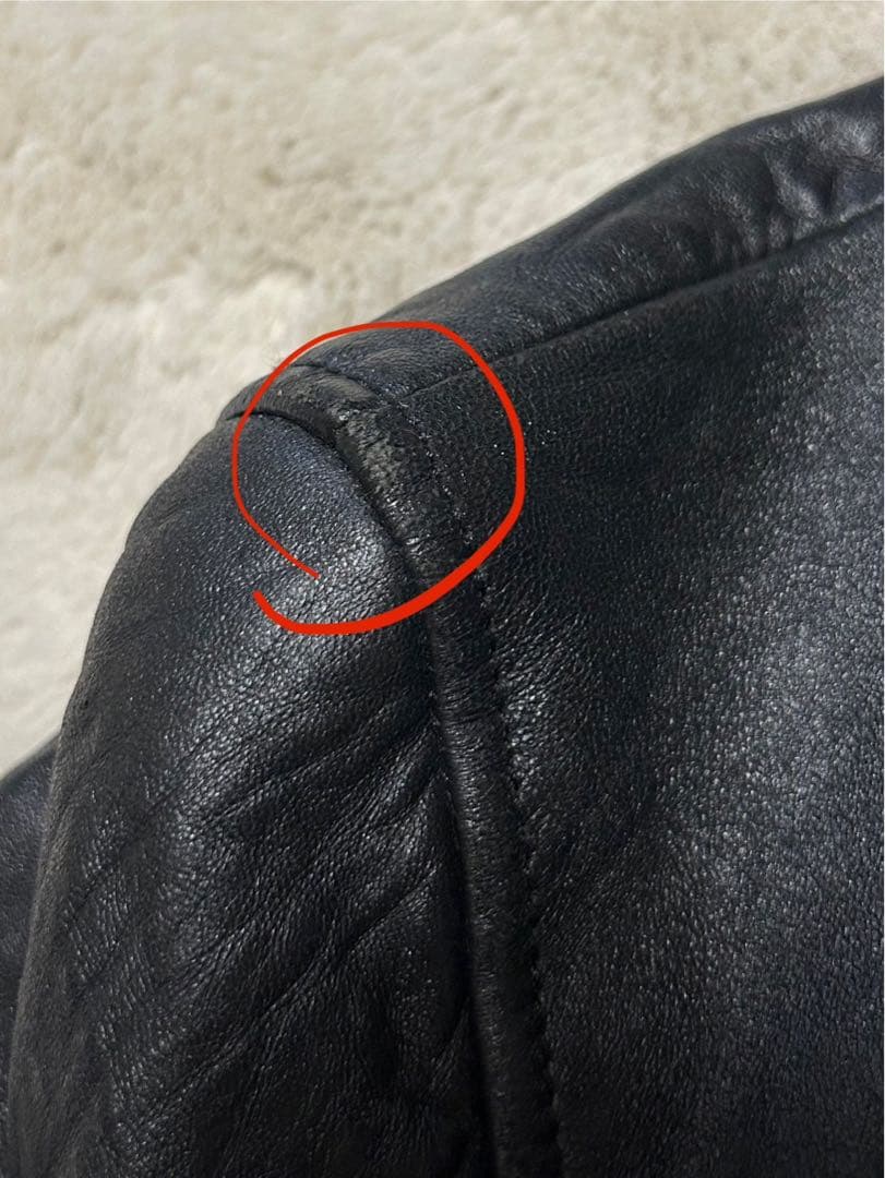 JACK ROSE/ジャックローズ/シングルライダースジャケット/size2/黒