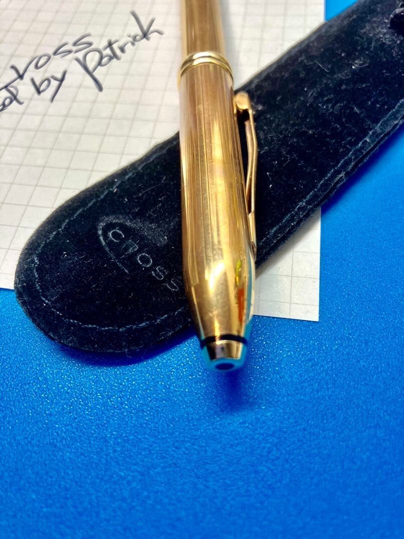 米国Cross 社製ゴールド ボールペン 専用ケース付きタウンゼント