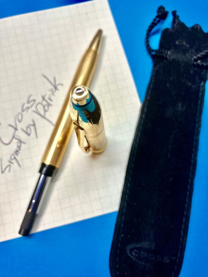米国Cross 社製ゴールド ボールペン 専用ケース付きタウンゼント