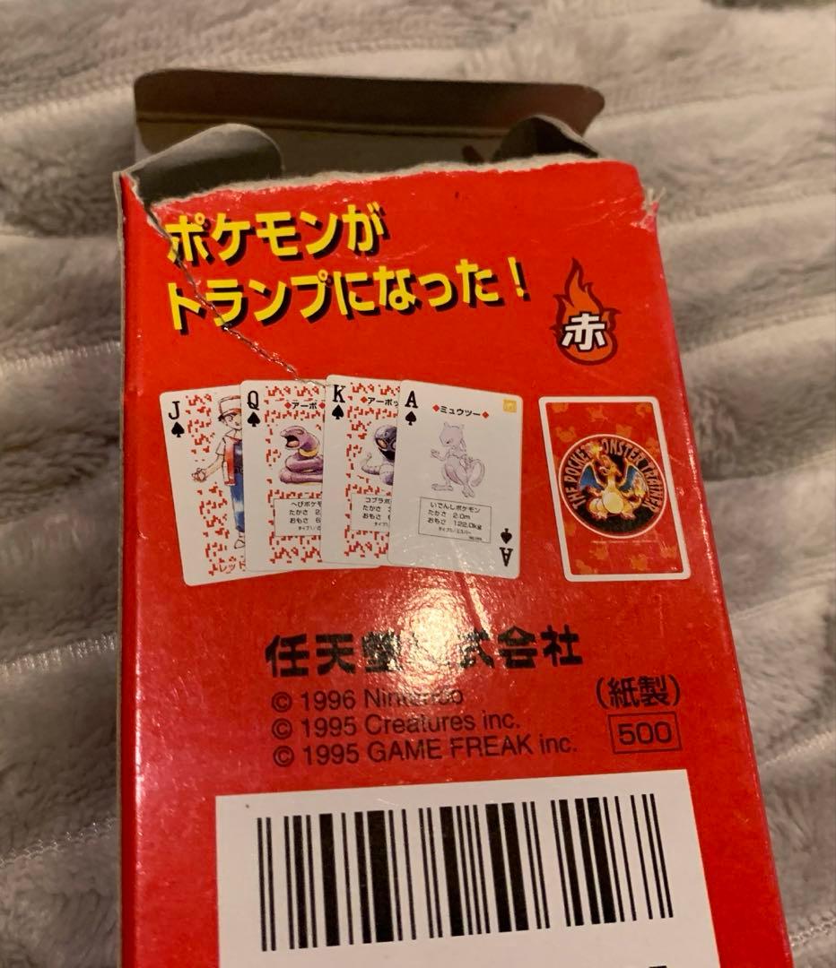 ポケットモンスター　トランプ　赤　レトロ　54枚