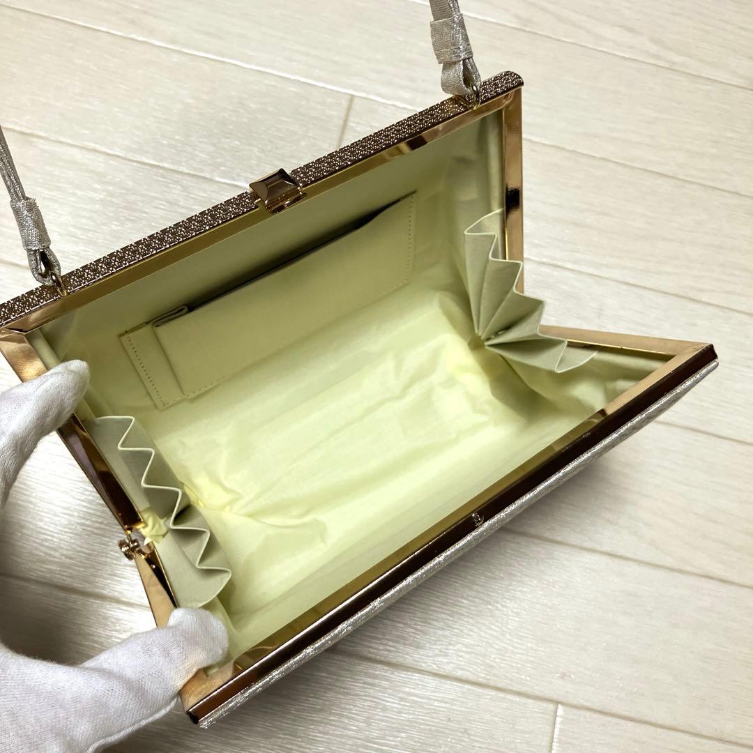 《未使用》草履バッグセット　シルバー