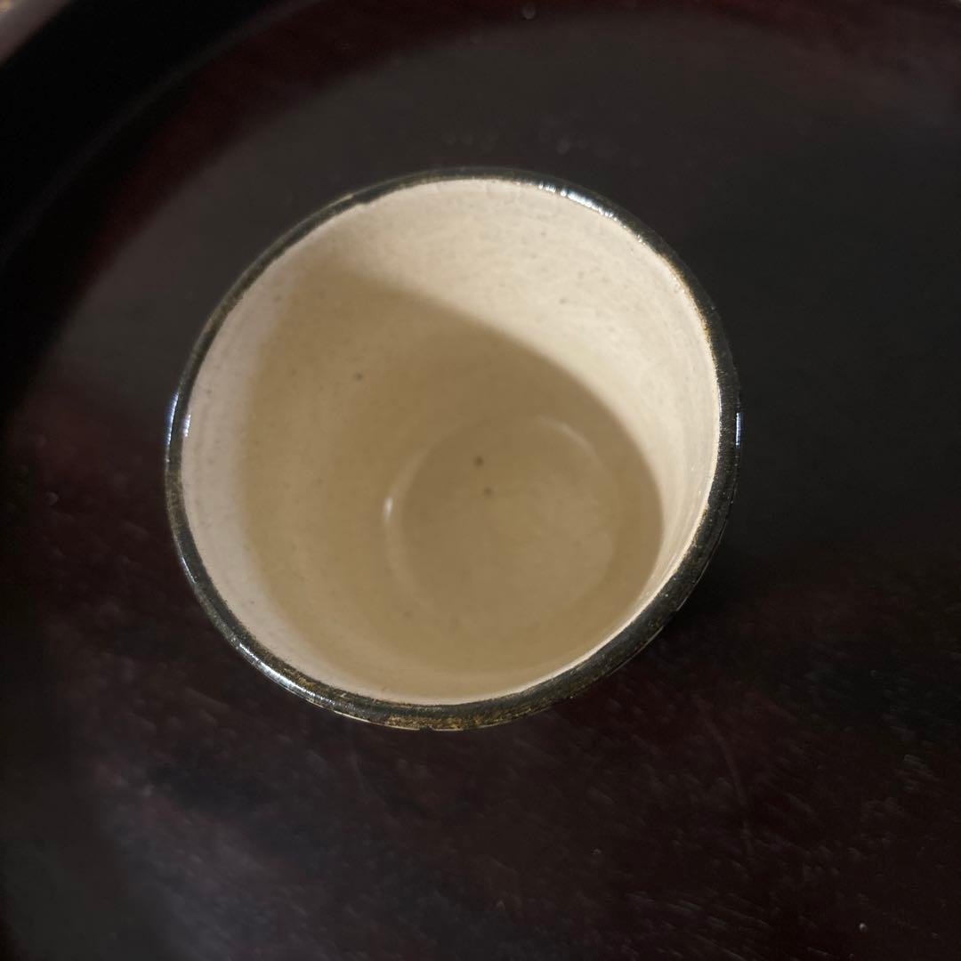 麦藁手蕎麦猪口⑤瀬戸　十草　美濃　古道具　青山二郎　白洲正子　古民芸　酒器　李朝