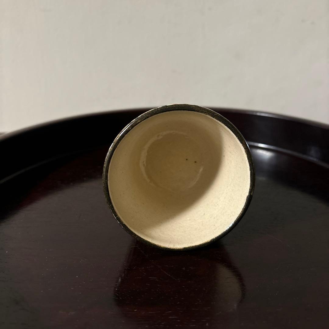 麦藁手蕎麦猪口⑤瀬戸　十草　美濃　古道具　青山二郎　白洲正子　古民芸　酒器　李朝