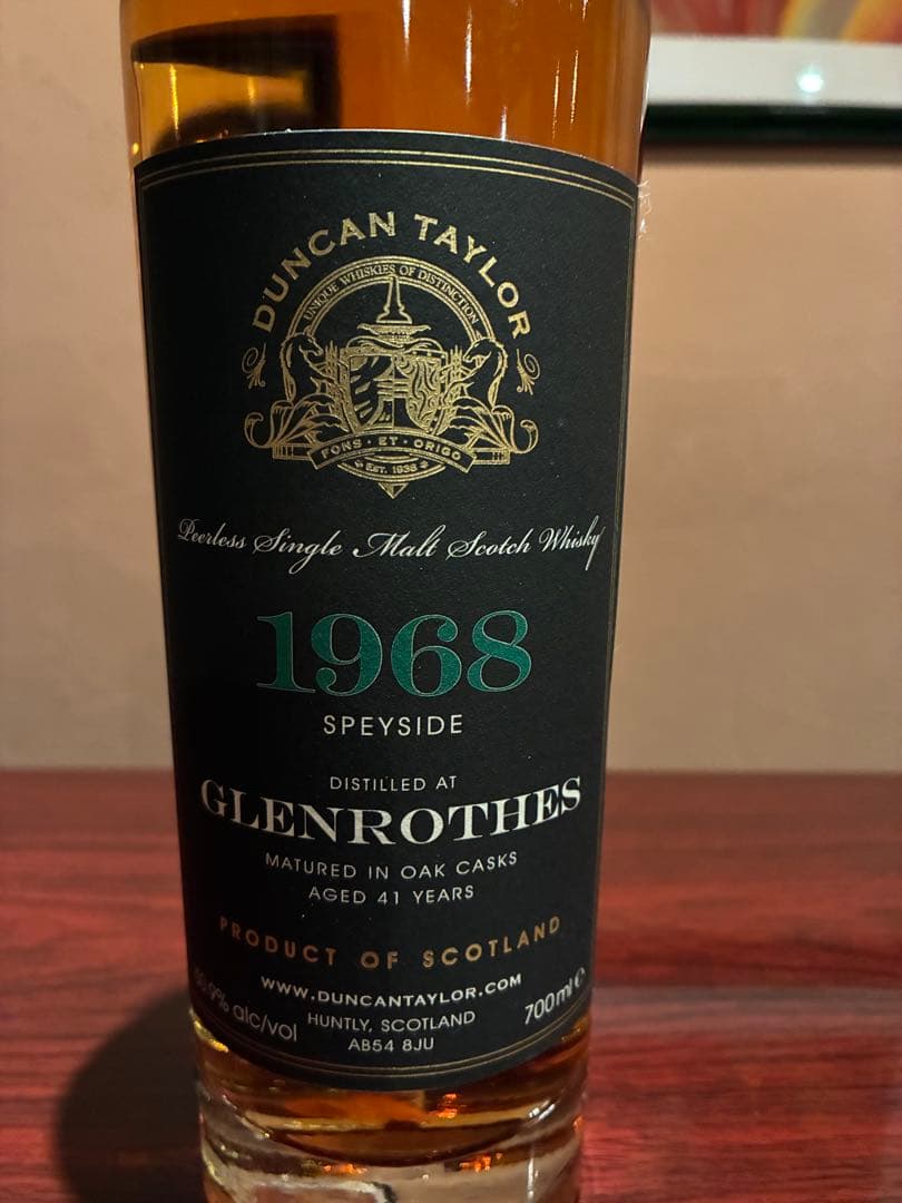 グレンロセス1968年（41年）ダンカンテイラー　50.9%