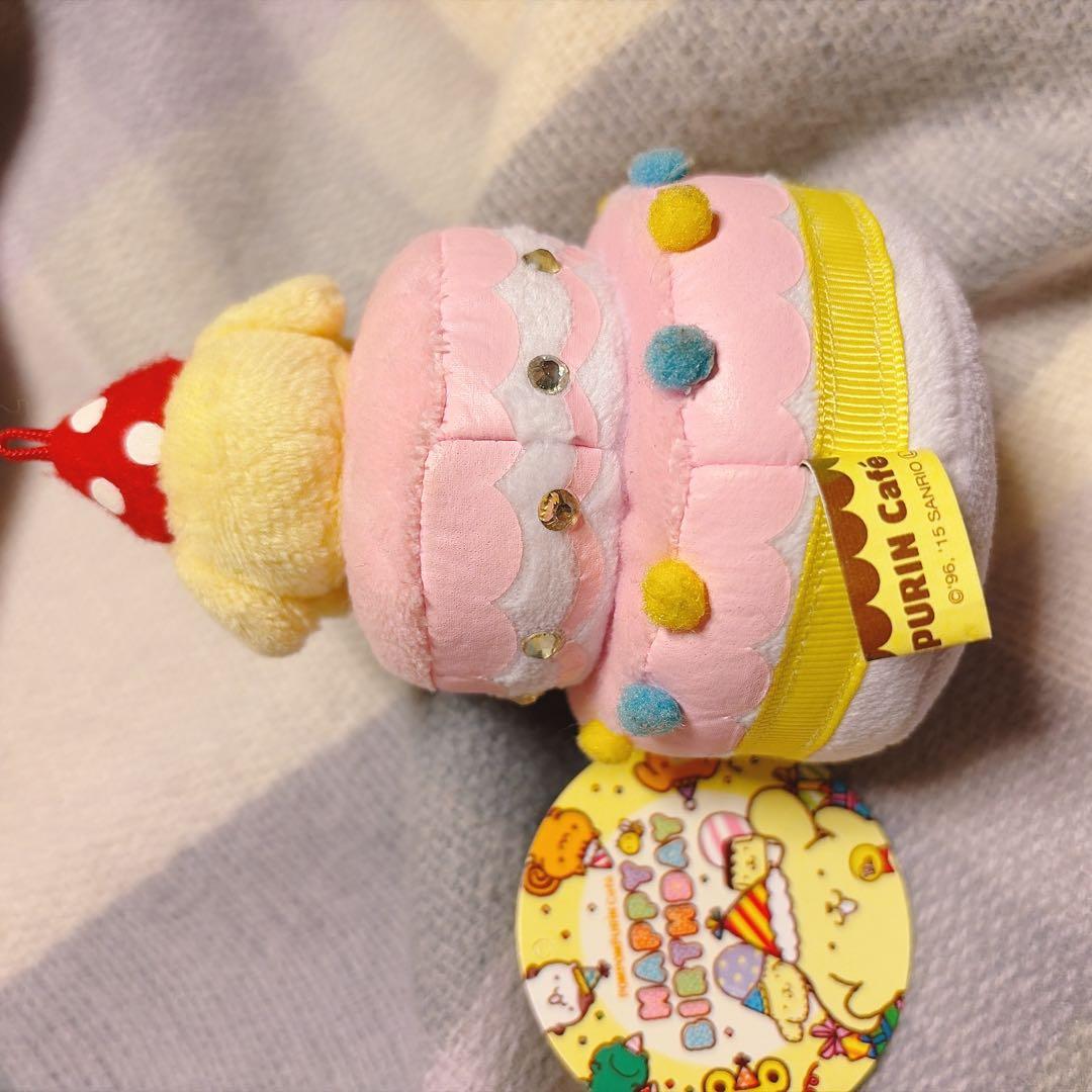 ポムポムプリンカフェ　バースデーケーキ　マスコット