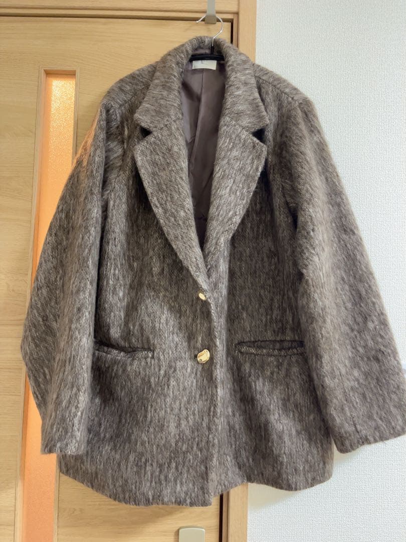 loin nuit シャギーコート