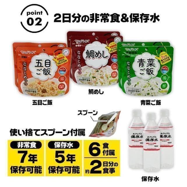 防災セット 持ち出し 1人用 車 中身 防災用品セット 非常用持ち出し袋セット