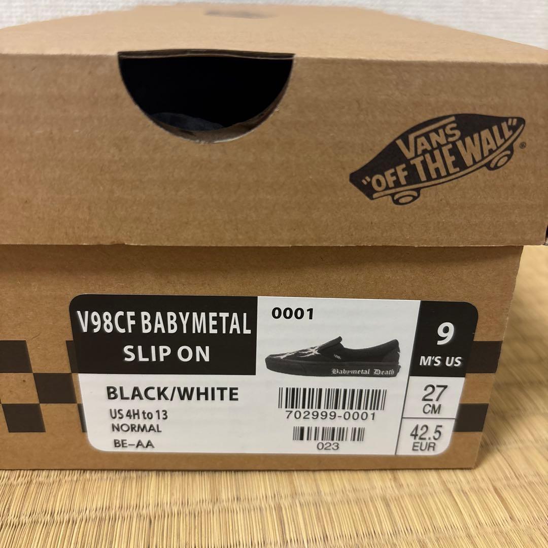 【VANS✖️BABYL】 スリッポン V98CF（新品）（27センチ）