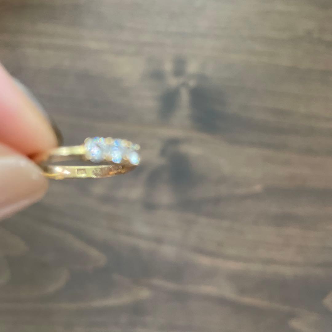 クリスマス特価　高級ダイヤモン 0.27ct k18リング　約8号