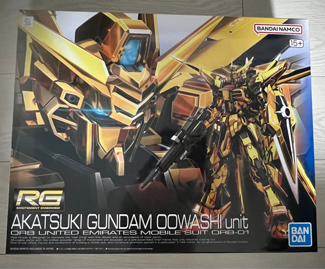 ロボット RG AKATSUKI GUNDAM OOWASHI unit&SHIRANUI
