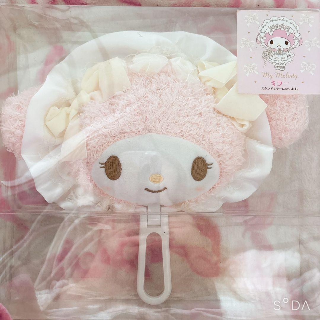 レア新品未使用マイメロディレースデザインシリーズスタンドミラーウェディング鏡