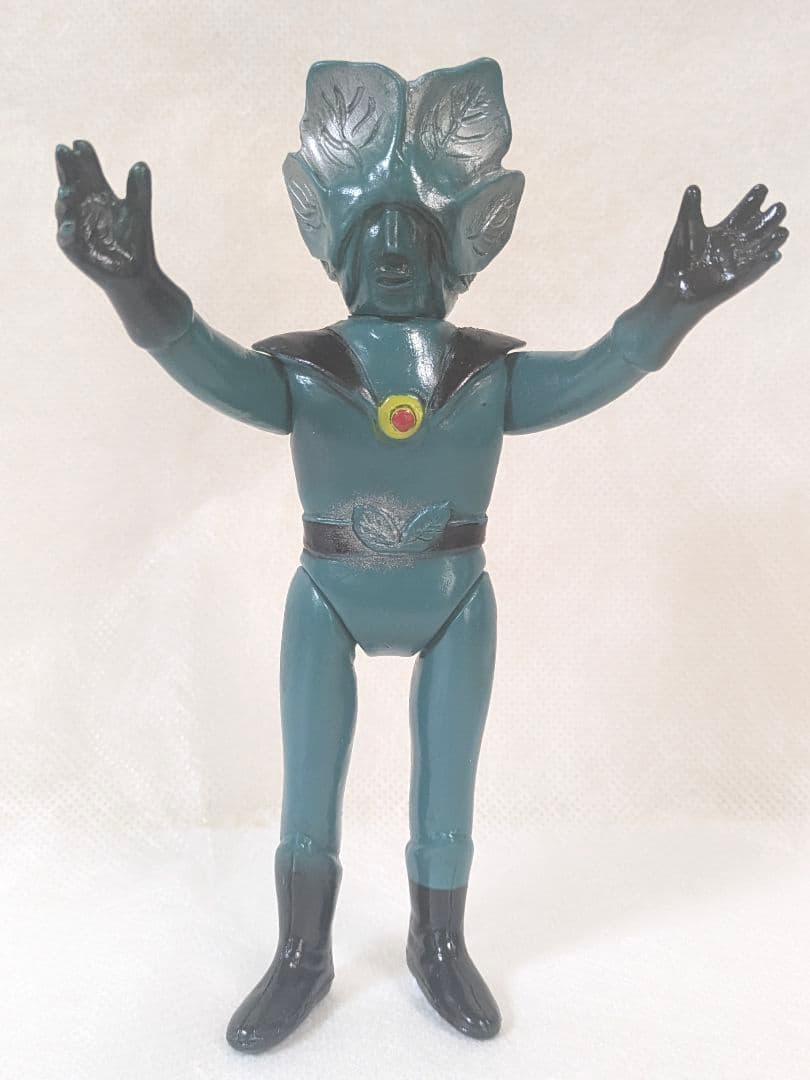 愛の戦士レインボーマン 萬年社ダッシュ4 草木の化身 ソフビ（約16㌢）当時物