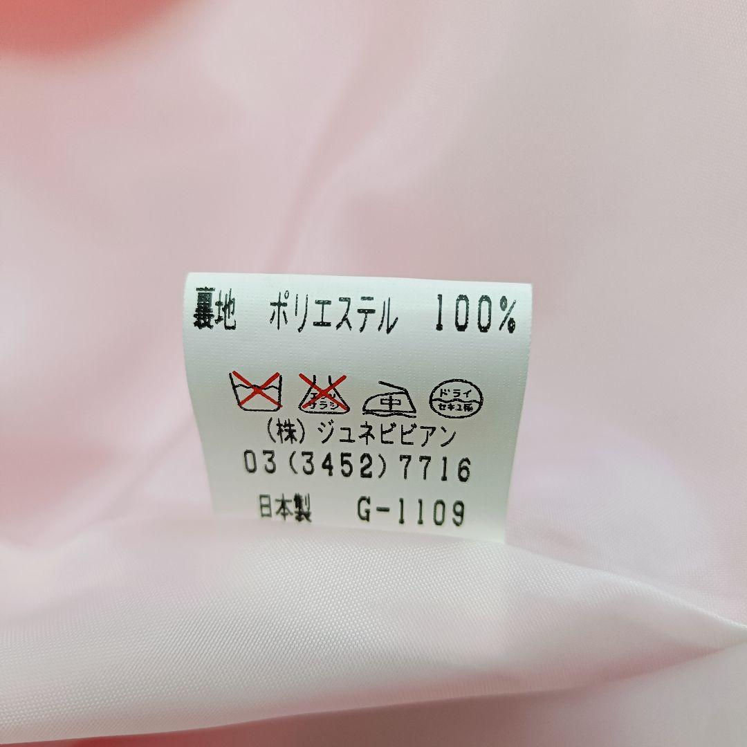 【美品】ジュネビビアン 総レース刺繍 ロングドレス イブニングドレス ピンク M