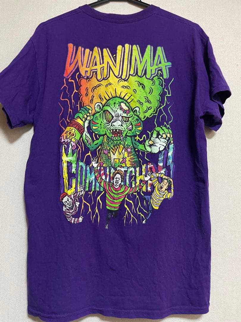 WANIMA グラフィックTシャツ 紫